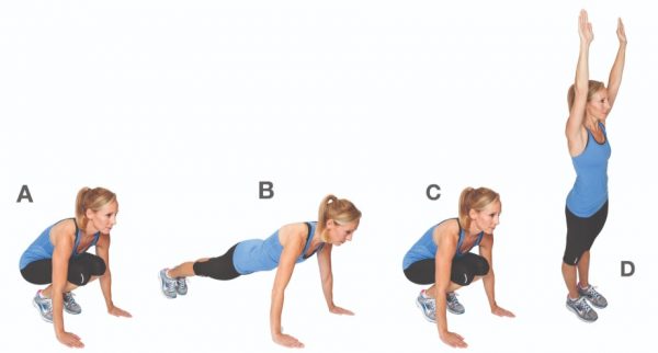 Алгоритм упражнений бурпи