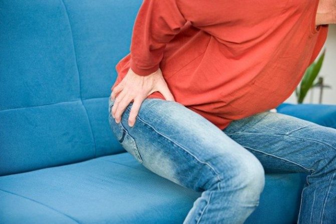 Киста мягких тканей бедра