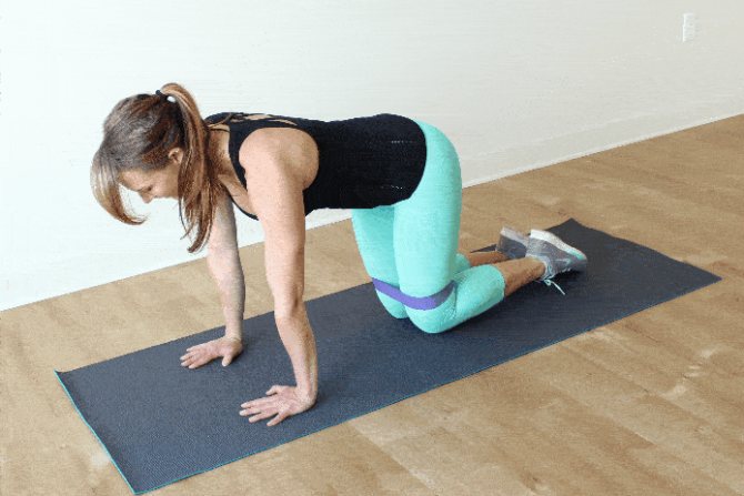 Отведение колена