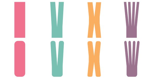 Выбор формы тейпа