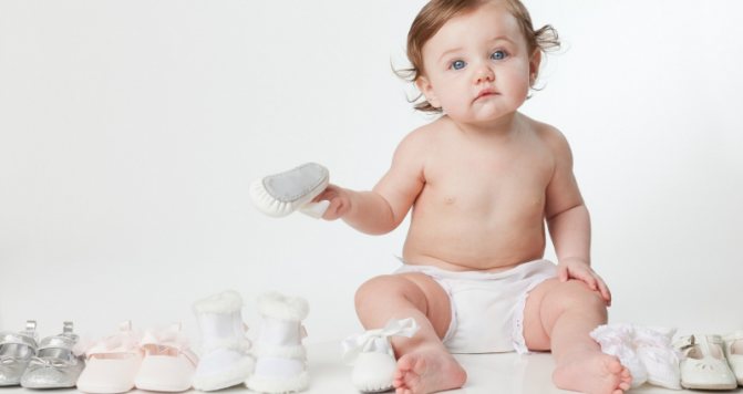 Выбор обуви для малыша