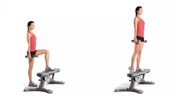 Зашагивания на возвышенность.